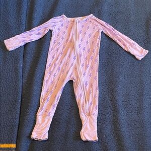 Little one shop Lavender Lightning Footie One-Piece Pajama